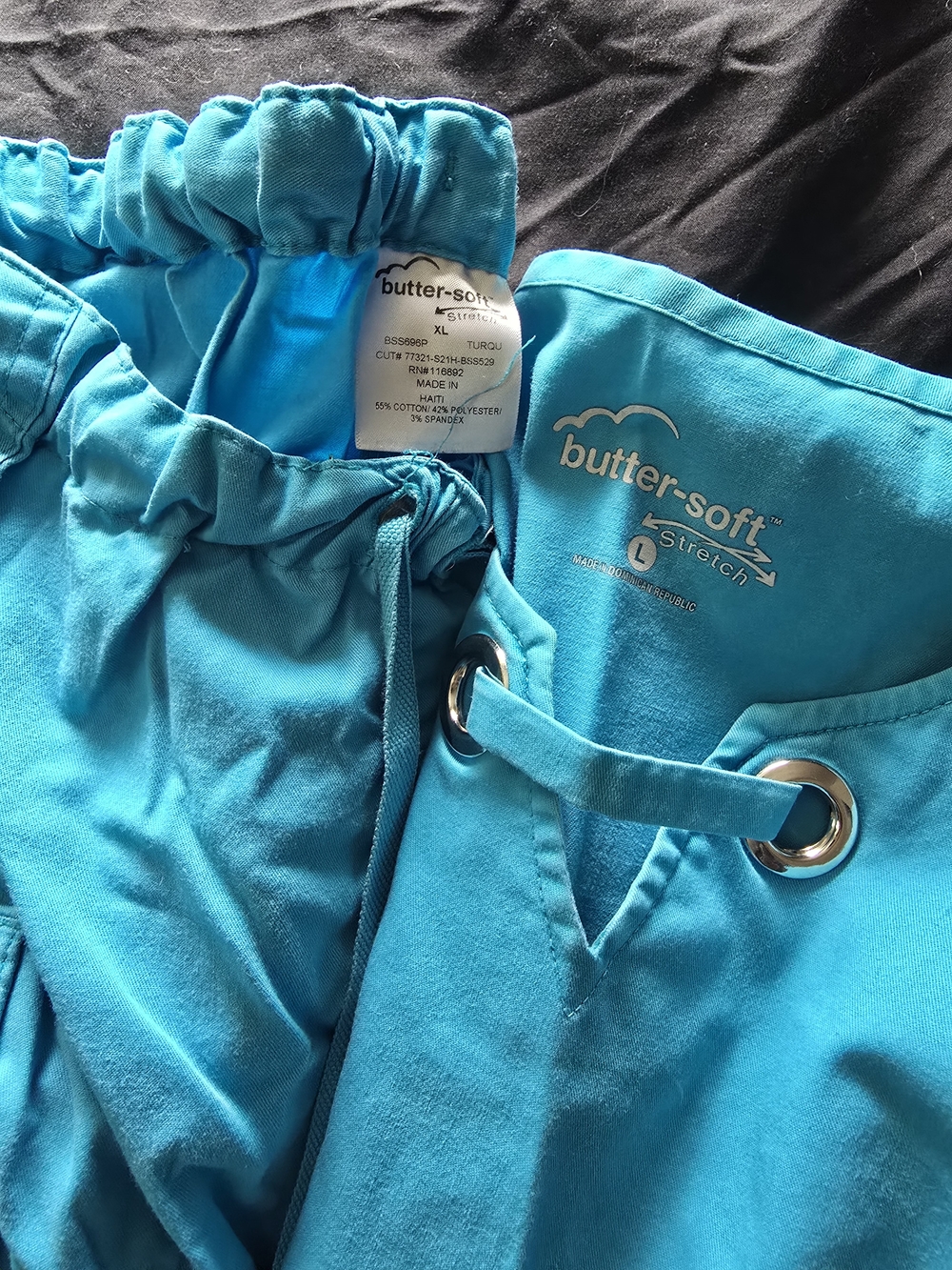 UA Scrubs Turquoise Butter-Soft Scrub Set